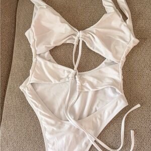 Elegant White Women's Bodysuit